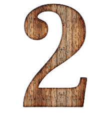 wooden numbers 